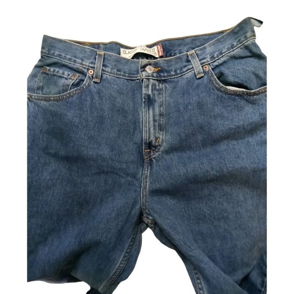 Levi's 505 Women's Jeans Classic Relaxed Fit Tapered Legs Jeans Size 16 S Misses - Picture 3 of 7